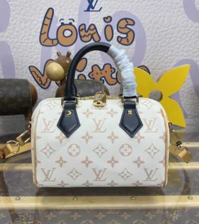 Replica Louis Vuitton Speedy Bandouliere Beige - ultra-realistic fake designer tote