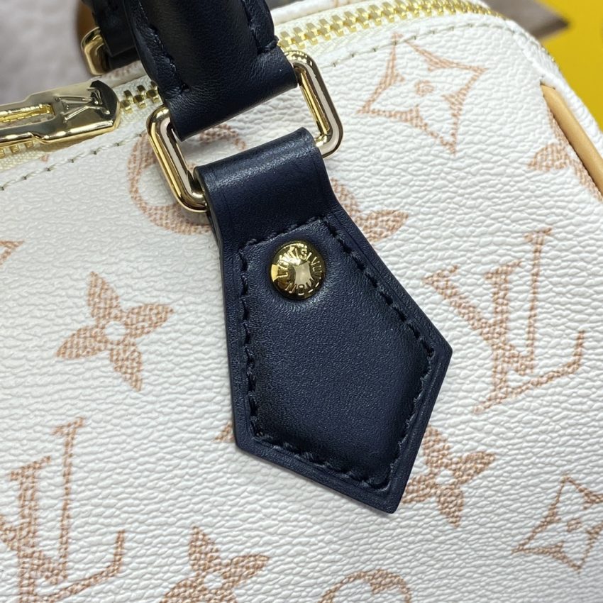 Replica Louis Vuitton Speedy Bandouliere Beige - authentic-look luxury purse replica