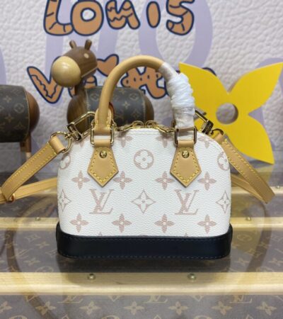 Replica Louis Vuitton Alma Nano White - near-authentic luxury replica handbag