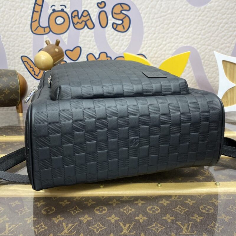 Replica Louis Vuitton Avenue Backpack Black Grid - high-quality designer bag clone