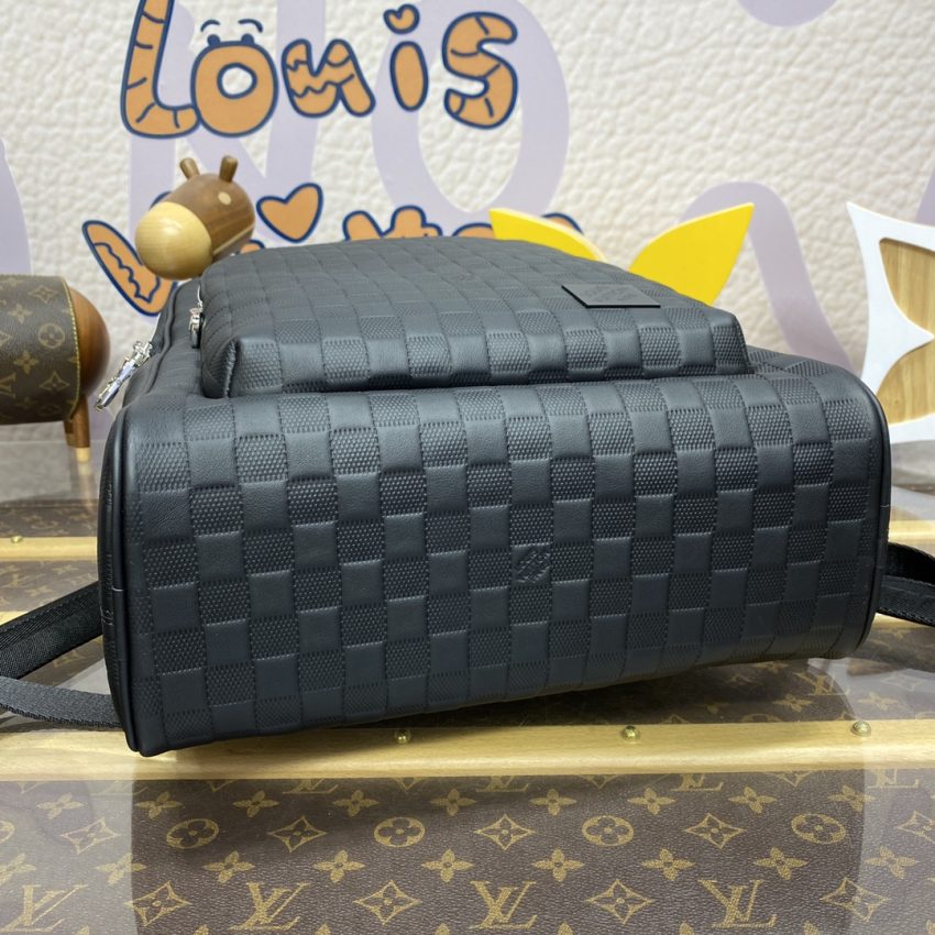 Replica Louis Vuitton Avenue Backpack Black Grid - high-quality designer bag clone
