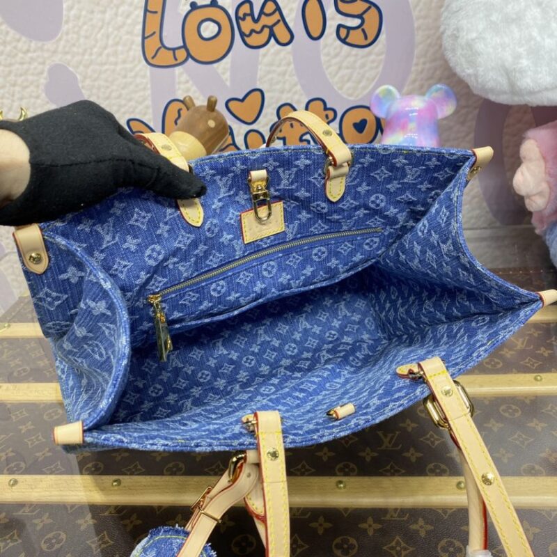 Replica LV OnTheGo Denim - elite superclone designer purse