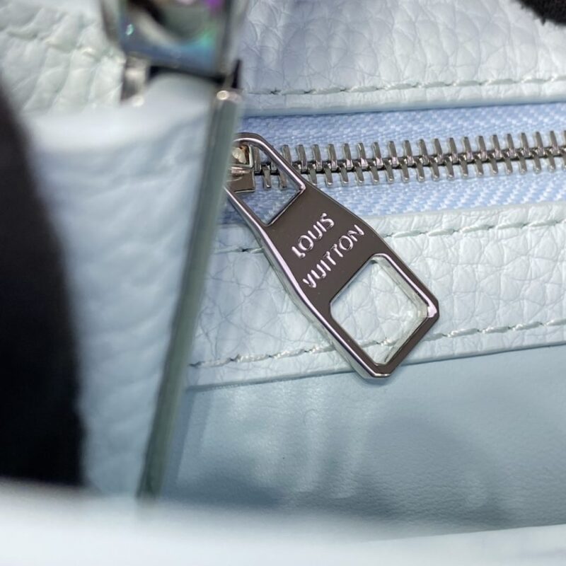 Replica Loius Vuitton Capucines Blue - high-accuracy replica luxury purse