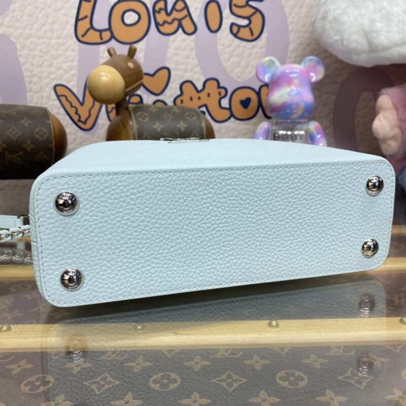 Replica Loius Vuitton Capucines Blue - premium 1:1 fake handbag model
