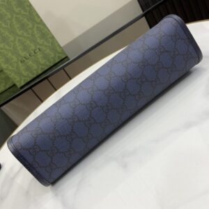 Replica Gucci Ophidia Clutch Black - realistic designer-inspired fake bag