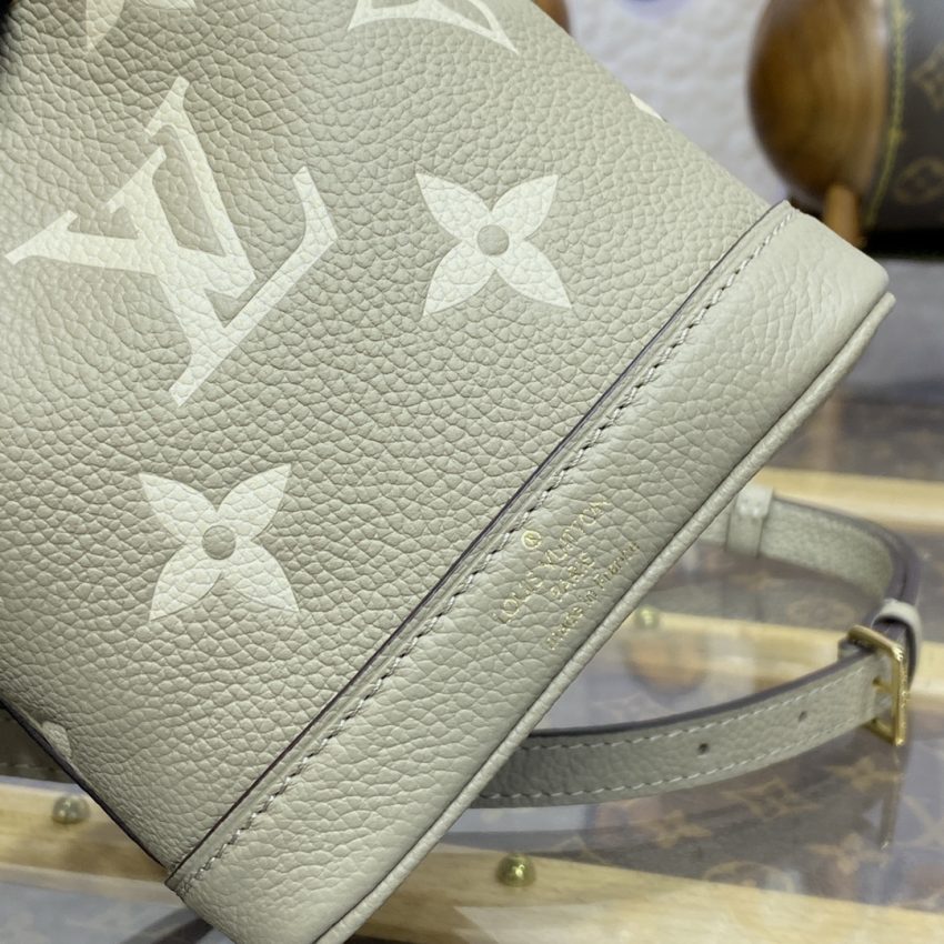 Replica Louis Vuitton Nano Noe Beige - realistic designer-inspired fake bag