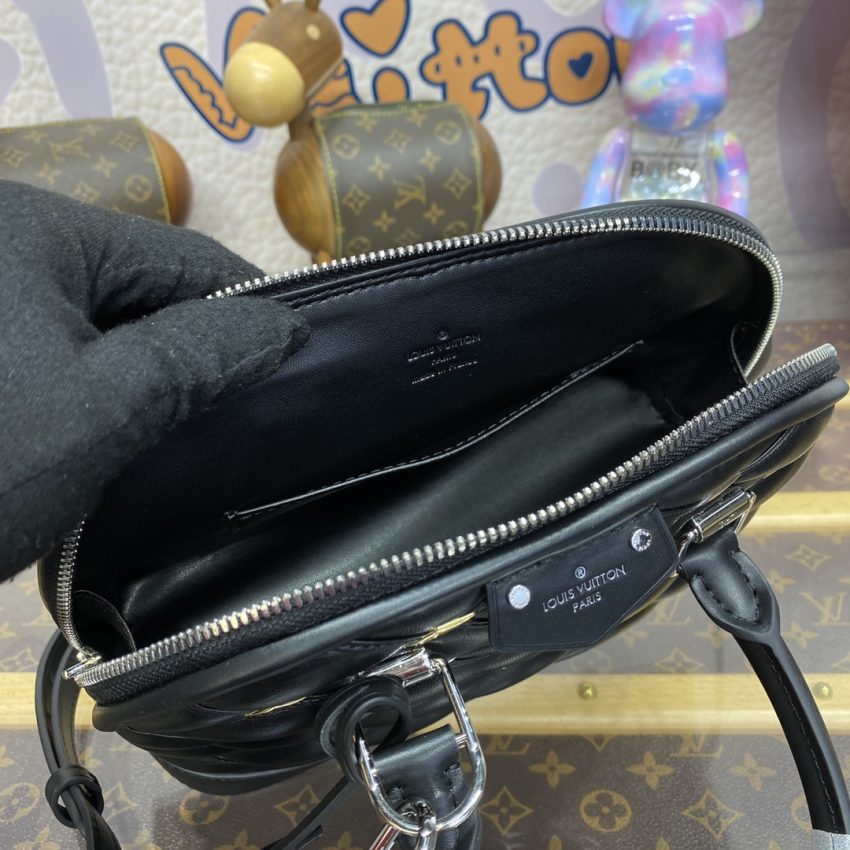 Replica Louis Vuitton Alma BB Black - premium 1:1 fake handbag model