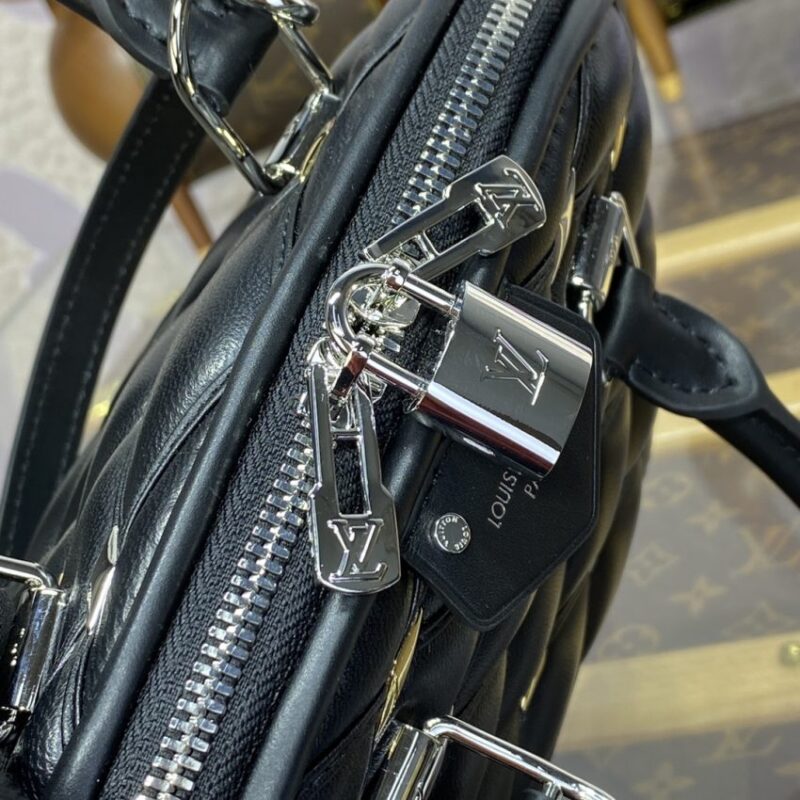 Replica Louis Vuitton Alma BB Black - 1:1 designer replica handbag