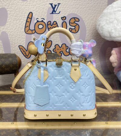 Replica Louis Vuitton Alma BB Light Blue - top-tier luxury replica shoulder bag