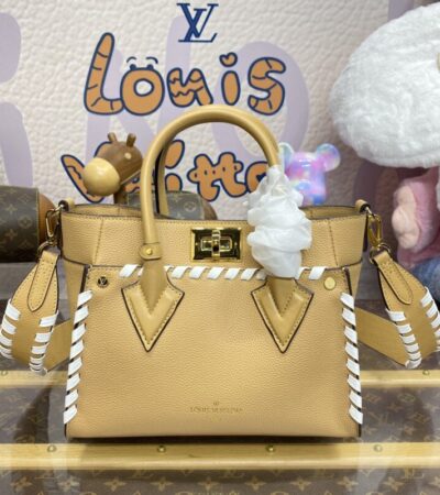 Replica Louis Vuitton On My Side PM Milk Tea - premium-grade designer purse dupe