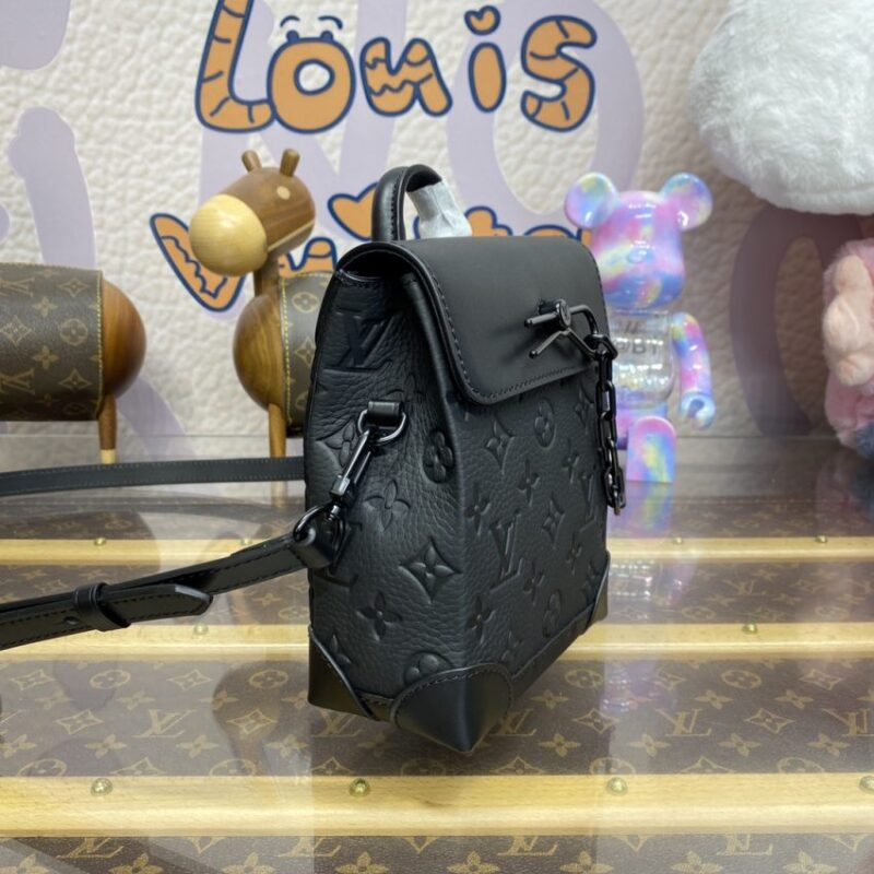 Replica Louis Vuitton Nano Steamer Black - top-rated replica designer bag