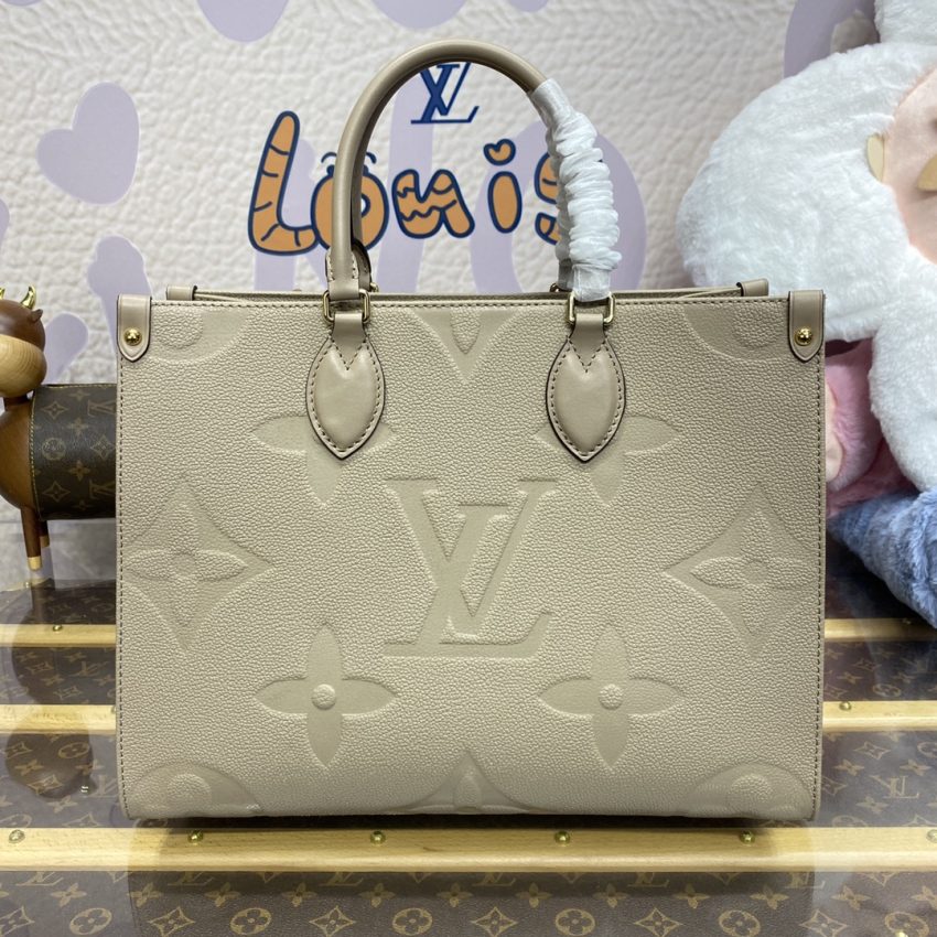 Replica LV OnTheGo Beige - authentic-look luxury purse replica