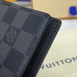 Replica Louis Vuitton Multiple Wallet Black Grid - high-quality designer bag clone