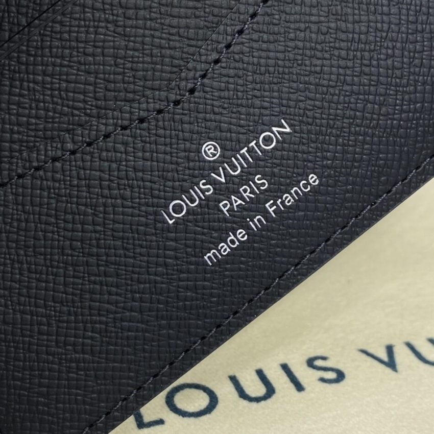 Replica Louis Vuitton Slender Wallet Black Grid - high-quality designer bag clone