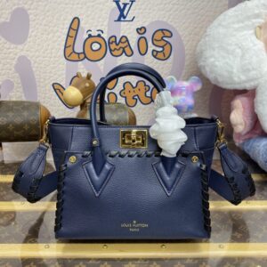 Replica Louis Vuitton On My Side PM Dark Blue - premium 1:1 fake handbag model