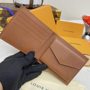 Replica Louis Vuitton Marco Wallet Brown - 1:1 designer replica handbag