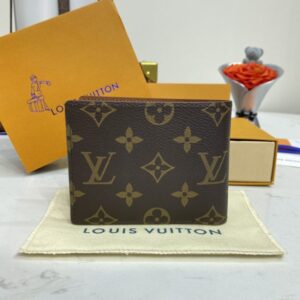 Replica Louis Vuitton Multiple Wallet Brown - near-authentic luxury replica handbag
