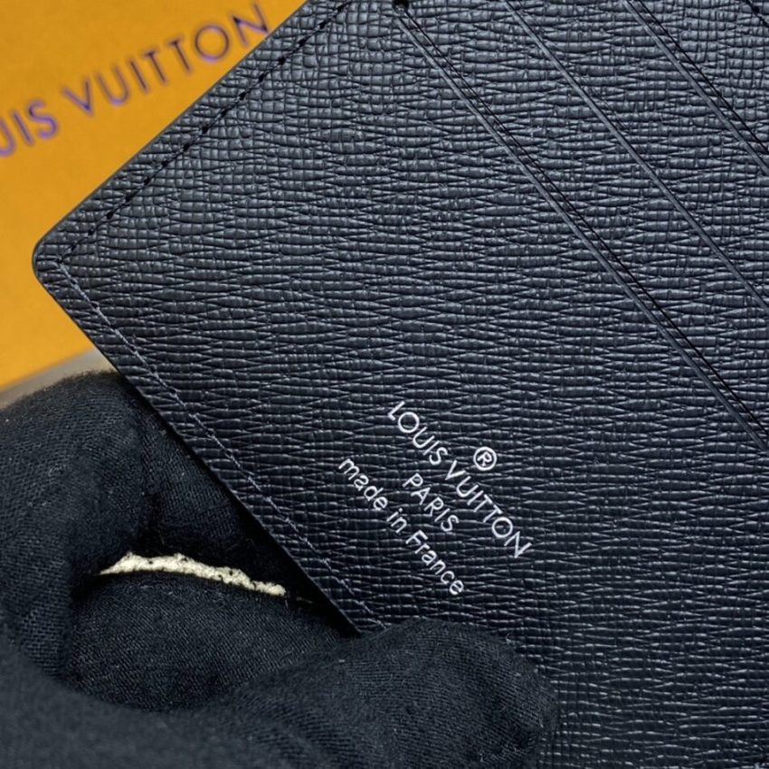 Replica Louis Vuitton Multiple Wallet Black - high-end fake designer purse