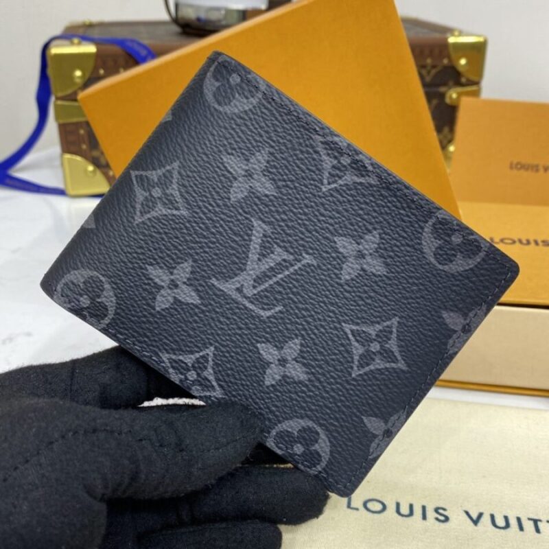 Replica Louis Vuitton Multiple Wallet Black - top-rated replica designer bag