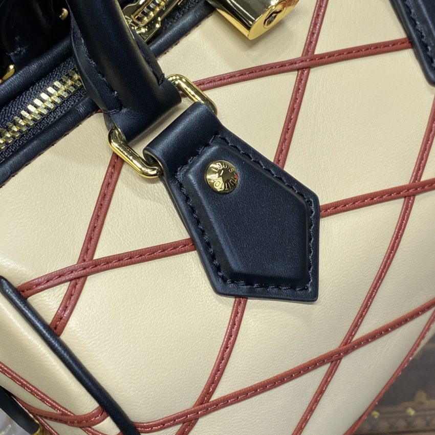 Replica Louis Vuitton Speedy Bandouliere 20 Beige - best quality luxury bag dupe