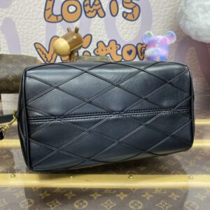 Replica Louis Vuitton Speedy Bandouliere 25 Full Black - high-quality designer bag clone
