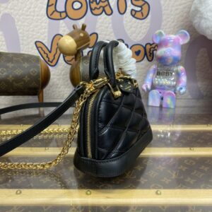 Replica Louis Vuitton Alma Nano Black - elite superclone designer purse