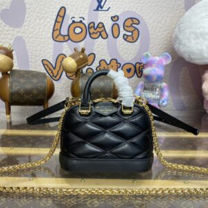 Replica Louis Vuitton Alma Nano Black - top-rated replica designer bag