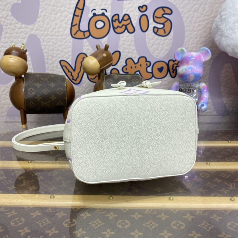 Replica Louis Vuitton NeoNoe BB Bag White-Purple - premium 1:1 fake handbag model
