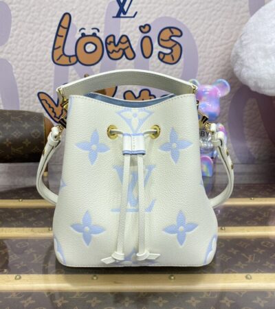 Replica Louis Vuitton NeoNoe BB White Sky Blue - high-quality designer bag clone