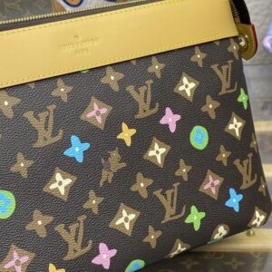 Replica Louis Vuitton Pochette Voyage Brown - best quality luxury bag dupe