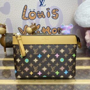 Replica Louis Vuitton Pochette Voyage Brown - premium-grade designer purse dupe