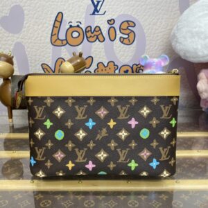 Replica Louis Vuitton Pochette Voyage Brown - top-tier luxury replica shoulder bag