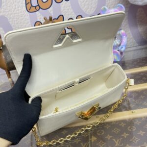 Replica Louis Vuitton Twist West Pochette White - near-authentic luxury replica handbag