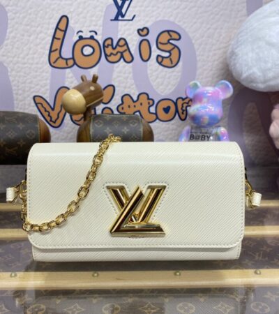 Replica Louis Vuitton Twist West Pochette White - best quality luxury bag dupe