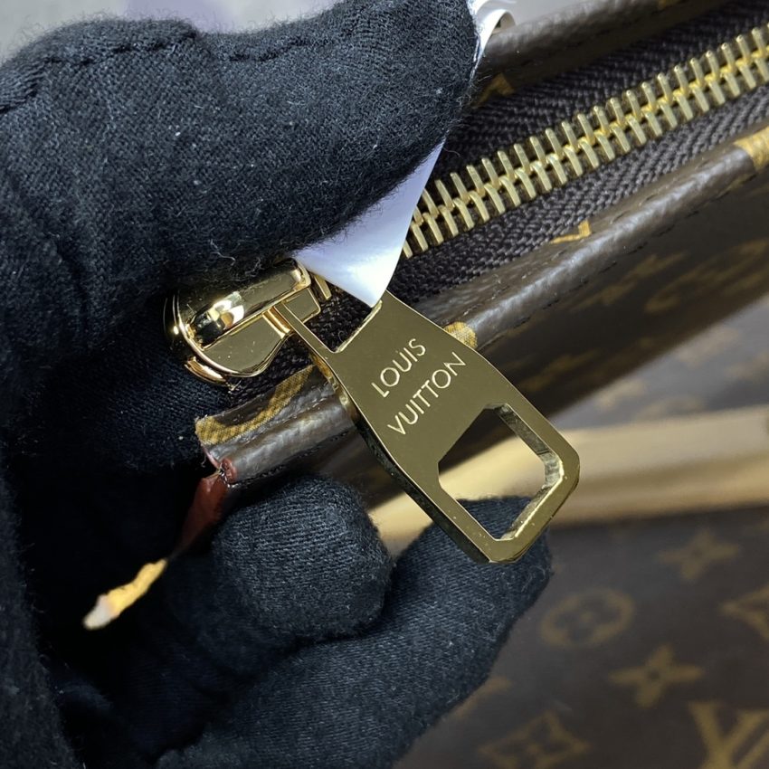 Replica Louis Vuitton Pochette Voyage Canvas Brown - premium 1:1 fake handbag model