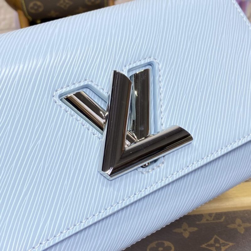 Replica Louis Vuitton Twist West Pochette Blue - high-end fake designer purse