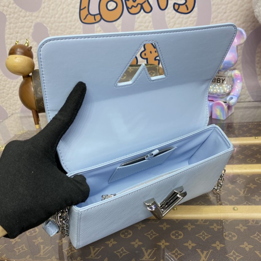 Replica Louis Vuitton Twist West Pochette Blue - premium 1:1 fake handbag model