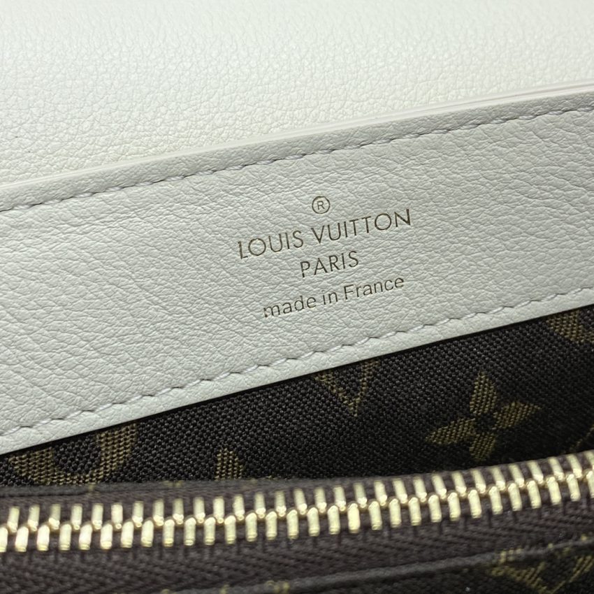 Replica Louis Vuitton Dauphine MM White - near-authentic luxury replica handbag