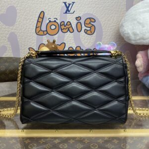Replica Louis Vuitton Go-14 Full Black - authentic-look luxury purse replica