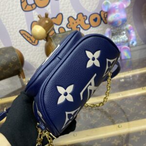 Replica Louis Vuitton Bumbag Mini Blue - premium-grade designer purse dupe