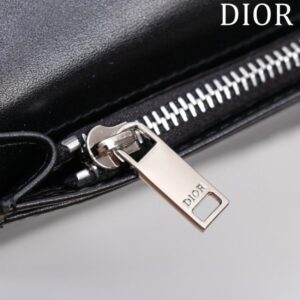 Replica Dior Long Jacquard Wallet Black - premium-grade designer purse dupe