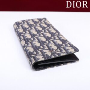 Replica Dior Long Jacquard Wallet White - top-rated replica designer bag