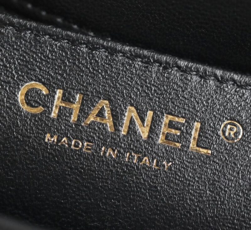 Replica CHANEL CF 19 cm Handle Black - premium 1:1 fake handbag model