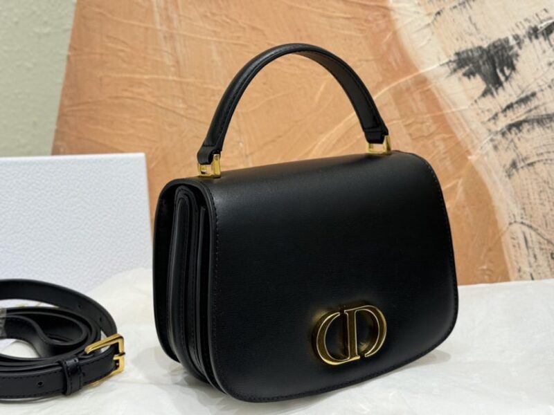 Replica Dior 30 Montaigne Avenue Top Handle Black - best-selling designer handbag dupe