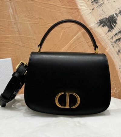 Replica Dior 30 Montaigne Avenue Top Handle Black - near-authentic luxury replica handbag