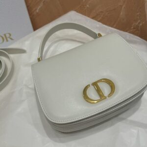 Replica Dior 30 Montaigne Avenue Top Handle White - best-selling designer handbag dupe
