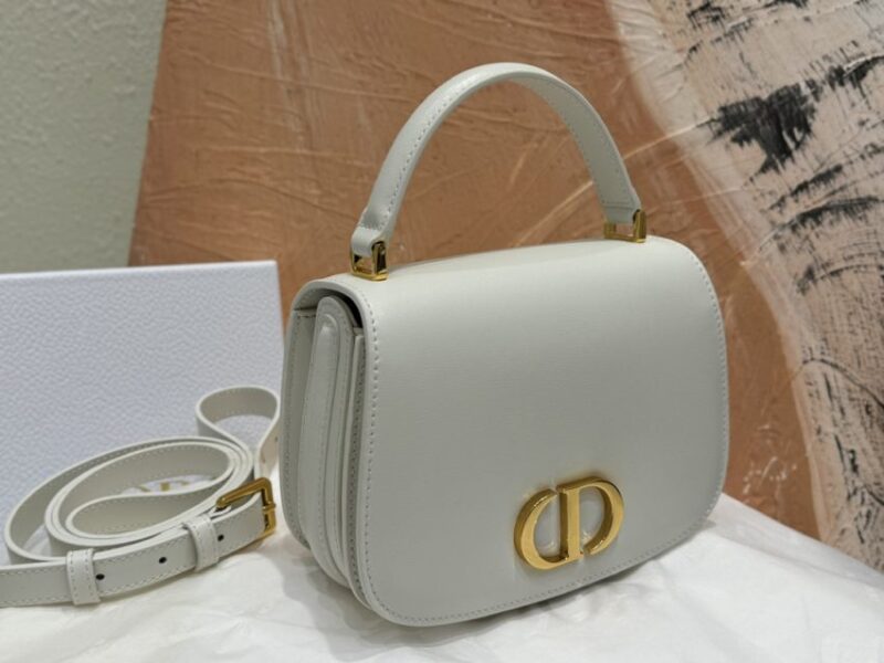 Replica Dior 30 Montaigne Avenue Top Handle White - ultra-realistic fake designer tote