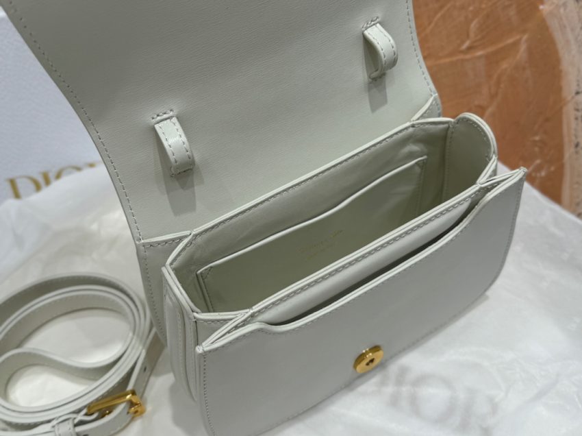 Replica Dior 30 Montaigne Avenue Top Handle White - 1:1 designer replica handbag
