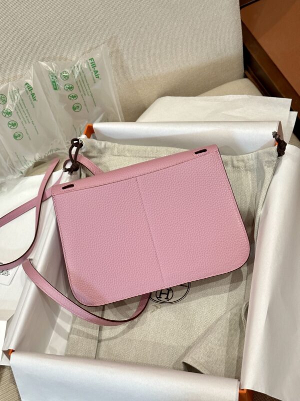 Replica Hermes Halzan Pink - premium 1:1 fake handbag model