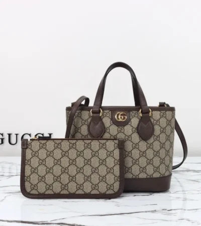 Replica GUCCI OPHIDIA SMALL GG TOTE BAG - high-quality designer bag clone